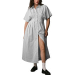 Women’s Summer Striped Shirt Dress