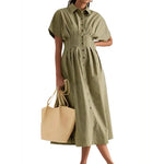 Women’s Summer Striped Shirt Dress