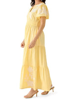 Women's Casual Printed Smocked Waist Maxi Dress