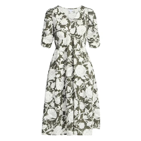 Women's Casual Flowy Grace V-Neck Dress