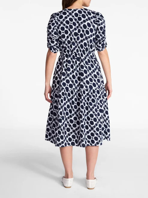 Women's Casual Flowy Grace V-Neck Dress