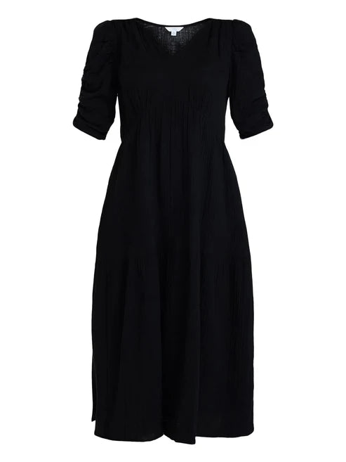 Women's Casual Flowy Grace V-Neck Dress