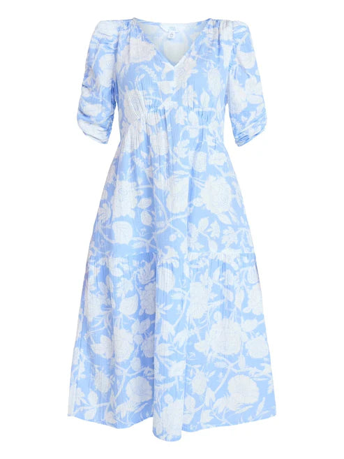 Women's Casual Flowy Grace V-Neck Dress