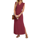 Summer Dresses for Women 2026 Wrink Free Beach Vacation Dress Sundresses Ladies Tropical Pockets Maxi Dress