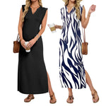 Summer Dresses for Women 2026 Wrink Free Beach Vacation Dress Sundresses Ladies Tropical Pockets Maxi Dress