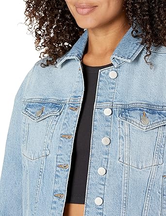 The DropJai Cropped Denim Chic Jacket