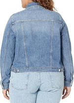 The DropJai Cropped Denim Chic Jacket