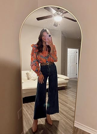 Supgoreou Women's Wide Leg Jeans: High Waisted Trendy Flare for Effortless Chic