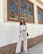 Supgoreou Women's Wide Leg Jeans: High Waisted Trendy Flare for Effortless Chic