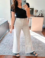 Supgoreou Women's Wide Leg Jeans: High Waisted Trendy Flare for Effortless Chic