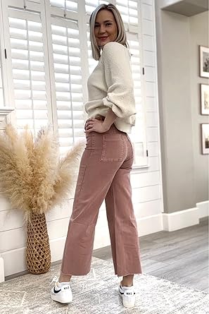 Supgoreou Women's Wide Leg Jeans: High Waisted Trendy Flare for Effortless Chic