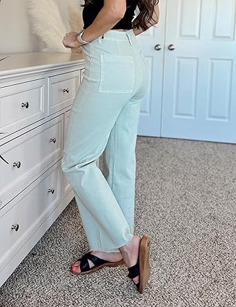 Supgoreou Women's Wide Leg Jeans: High Waisted Trendy Flare for Effortless Chic