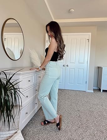 Supgoreou Women's Wide Leg Jeans: High Waisted Trendy Flare for Effortless Chic