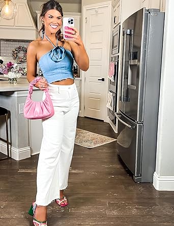 Supgoreou Women's Wide Leg Jeans: High Waisted Trendy Flare for Effortless Chic