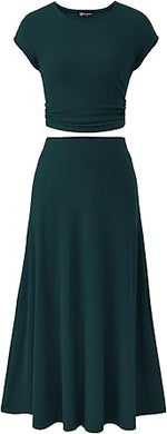 Women's 2026 Summer&Spring Two Piece Skirt Set