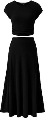 Women's 2026 Summer&Spring Two Piece Skirt Set