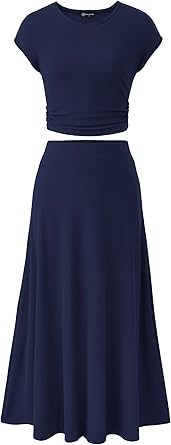 Women's 2026 Summer&Spring Two Piece Skirt Set