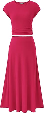 Women's 2026 Summer&Spring Two Piece Skirt Set