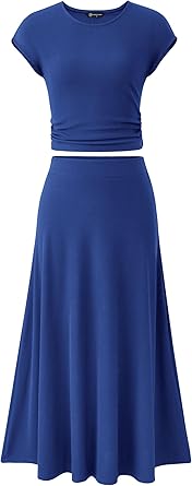 Women's 2026 Summer&Spring Two Piece Skirt Set