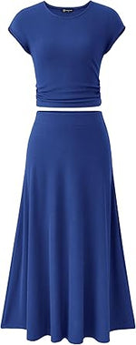 Women's 2026 Summer&Spring Two Piece Skirt Set