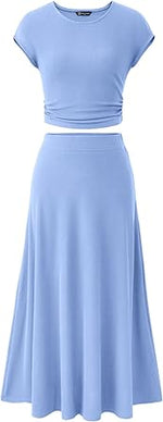 Women's 2026 Summer&Spring Two Piece Skirt Set