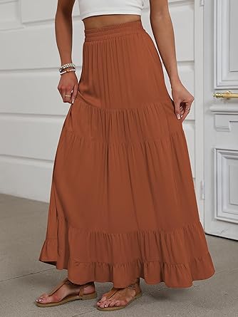 Women's Mock-Neck Matching Set: Effortless Wrinkle-Free Knit Midi Skirt Outfit