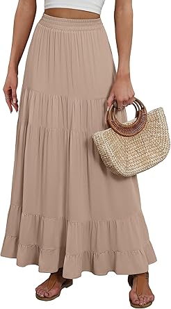 Women's Mock-Neck Matching Set: Effortless Wrinkle-Free Knit Midi Skirt Outfit