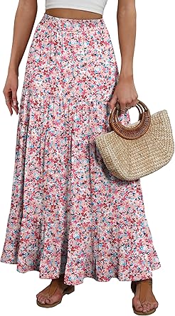 Women's Mock-Neck Matching Set: Effortless Wrinkle-Free Knit Midi Skirt Outfit