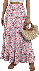 Women's Mock-Neck Matching Set: Effortless Wrinkle-Free Knit Midi Skirt Outfit