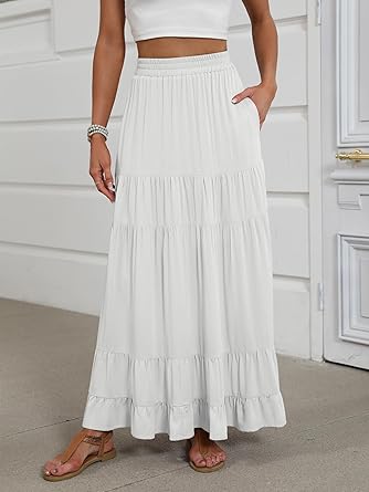 Women's Mock-Neck Matching Set: Effortless Wrinkle-Free Knit Midi Skirt Outfit