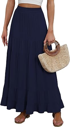 Women's Mock-Neck Matching Set: Effortless Wrinkle-Free Knit Midi Skirt Outfit