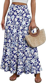 Women's Mock-Neck Matching Set: Effortless Wrinkle-Free Knit Midi Skirt Outfit