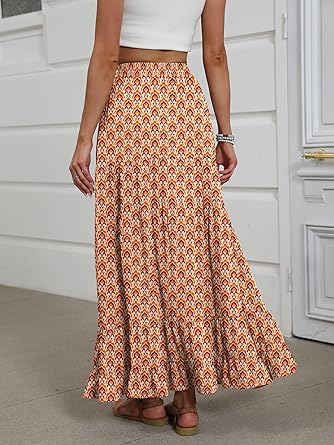 Women's Mock-Neck Matching Set: Effortless Wrinkle-Free Knit Midi Skirt Outfit