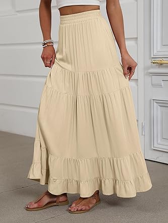 Women's Mock-Neck Matching Set: Effortless Wrinkle-Free Knit Midi Skirt Outfit