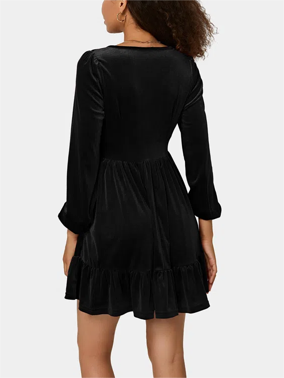 Velvet Mini Chill Party Dress