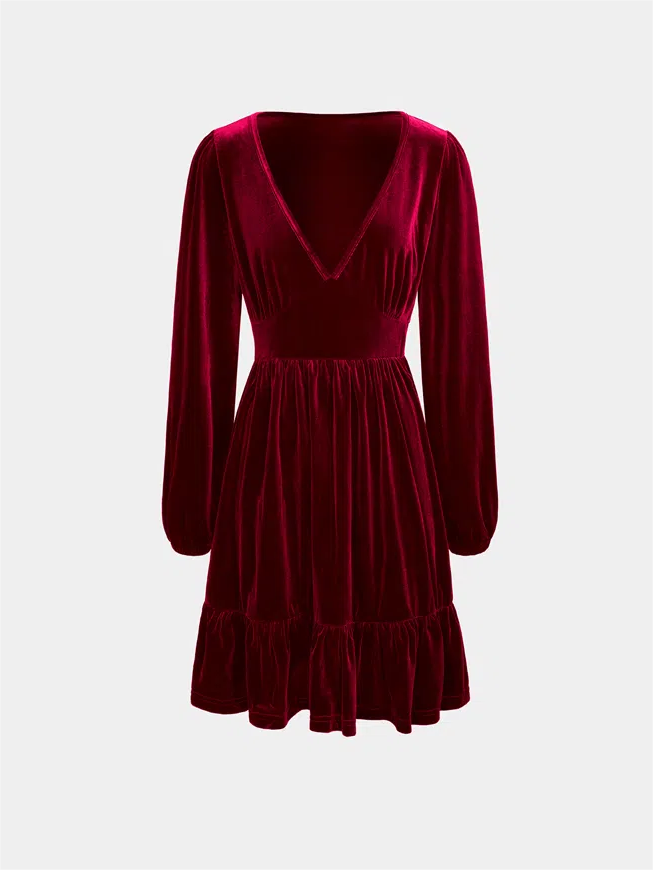 Velvet Mini Chill Party Dress