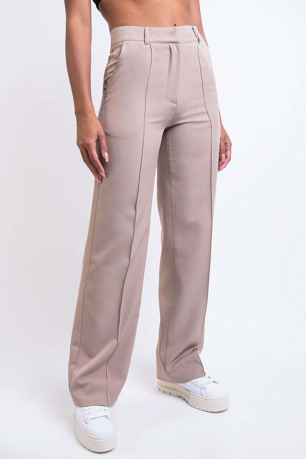 Casual High Waist Suit Jeans