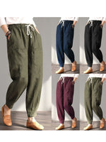 Women's Solid Color with Pockets Casual Plus Size Pants